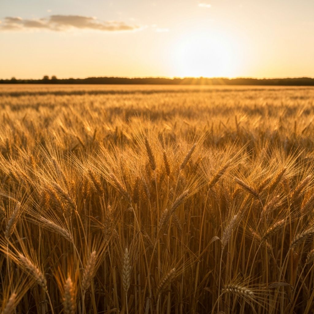 Campo de trigo dorado